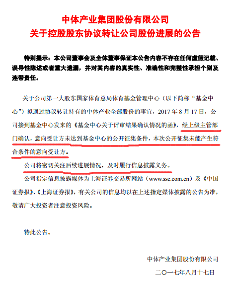 中体产业最新公告，开启体育产业发展新篇章